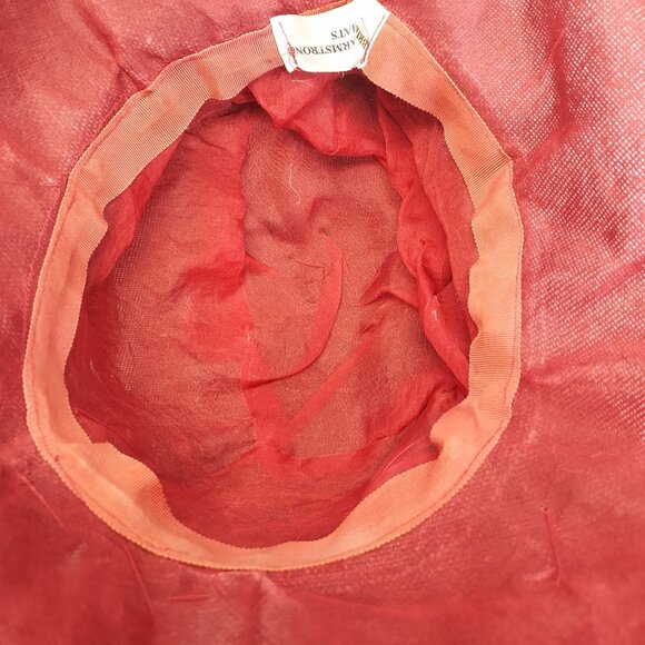 Bridget Armstrong Wide Brim Hat Lady Feathers Elegant Kentucky Derby Tea Party - Picture 11 of 16